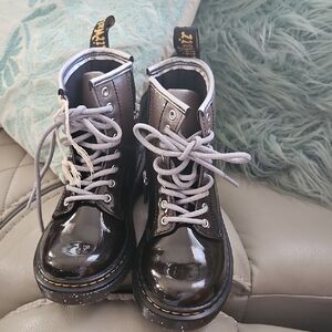 Dr. Martens Black Leather Boots